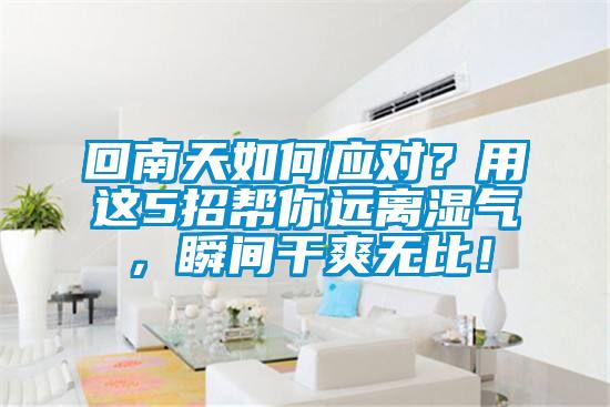 回南天如何應對？用這5招幫你遠離濕氣，瞬間干爽無比！