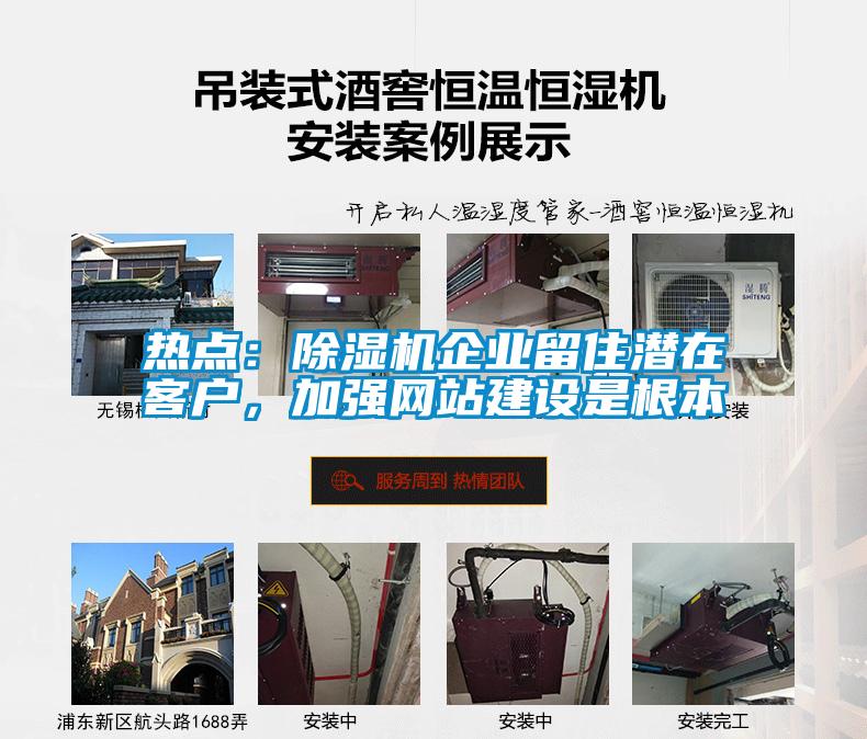 熱點：除濕機企業(yè)留住潛在客戶，加強網站建設是根本