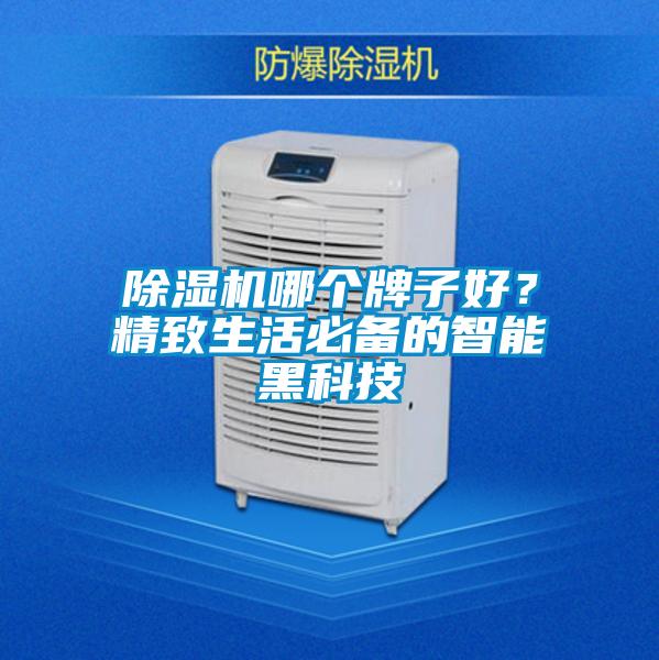 除濕機(jī)哪個(gè)牌子好？精致生活必備的智能黑科技