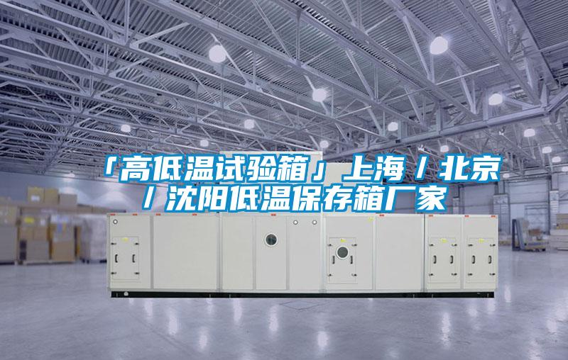 「高低溫試驗(yàn)箱」上海/北京/沈陽(yáng)低溫保存箱廠家
