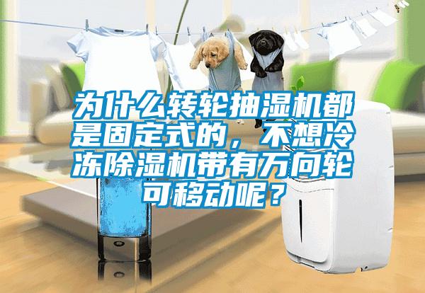 為什么轉輪抽濕機都是固定式的，不想冷凍除濕機帶有萬向輪可移動呢？