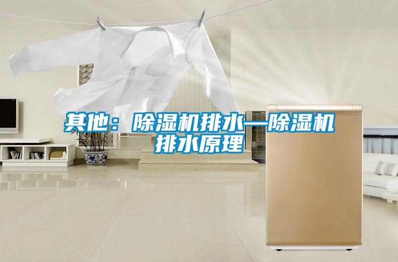 其他：除濕機(jī)排水—除濕機(jī)排水原理