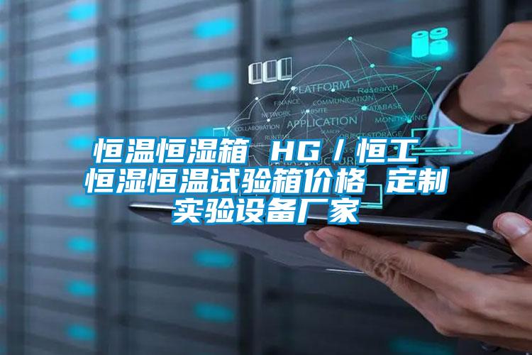 恒溫恒濕箱 HG/恒工 恒濕恒溫試驗箱價格 定制實驗設備廠家