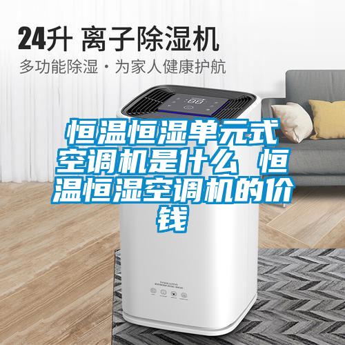 恒溫恒濕單元式空調(diào)機是什么 恒溫恒濕空調(diào)機的價錢