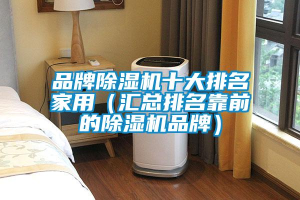 品牌除濕機十大排名家用(匯總排名靠前的除濕機品牌)
