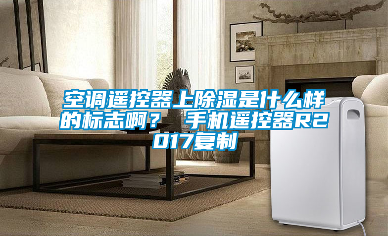 空調(diào)遙控器上除濕是什么樣的標志啊？ 手機遙控器R2017復制