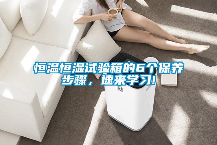 恒溫恒濕試驗(yàn)箱的6個(gè)保養(yǎng)步驟，速來學(xué)習(xí)!