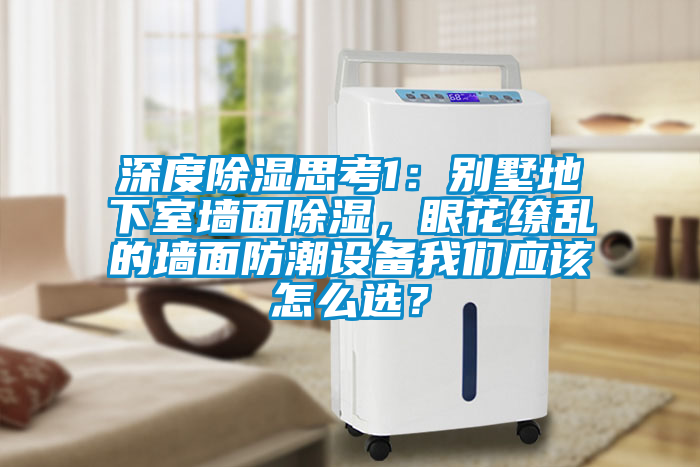 深度除濕思考1：別墅地下室墻面除濕，眼花繚亂的墻面防潮設備我們應該怎么選？