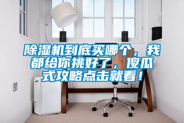 除濕機到底買哪個，我都給你挑好了，傻瓜式攻略點擊就看！