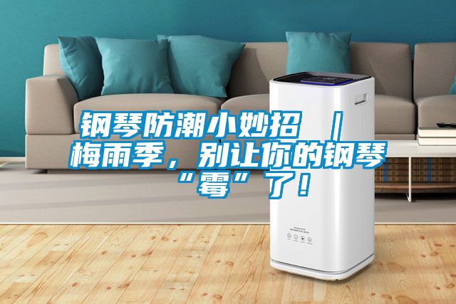 鋼琴防潮小妙招 | 梅雨季,別讓你的鋼琴“霉”了!