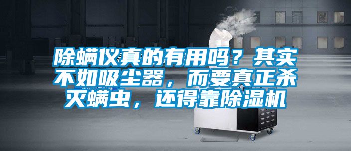 除螨儀真的有用嗎？其實(shí)不如吸塵器，而要真正殺滅螨蟲，還得靠除濕機(jī)